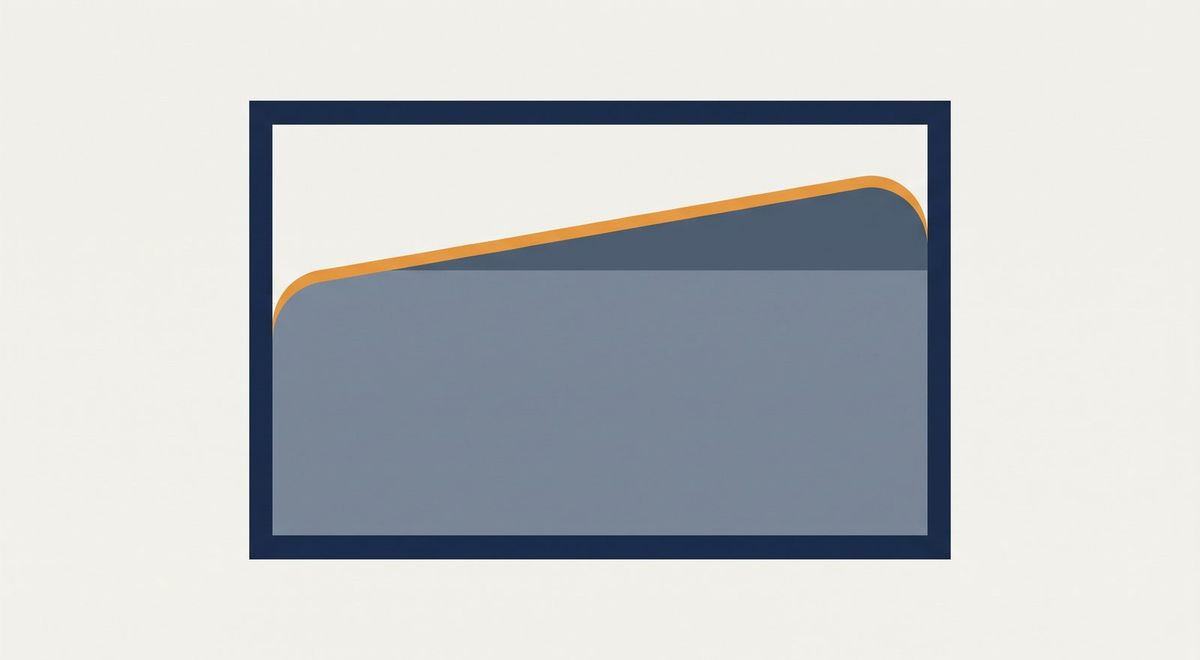A browser viewport partly filled in, the lower content settled while the top hero area is still resolving.