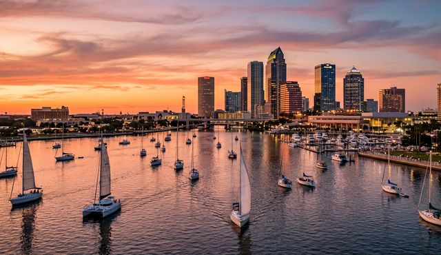 Map of the Tampa Bay area iServU serves for managed IT