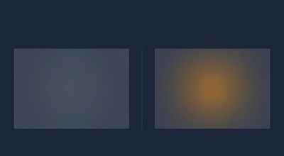 Two identical panels side by side, one a cooler control and one a warmer variant, differing in a single controlled respect.